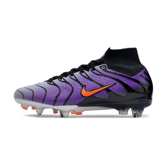 Chuteira Campo Nike Zoom Mercurial Superfly 9 Air Max Plus SG Ponta de Aluminio Mbappe TN Pack