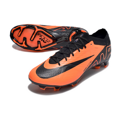 Chuteira Campo Nike Zoom Mercurial Vapor 15 Elite FG Laranja e Preta - VENI Futebol