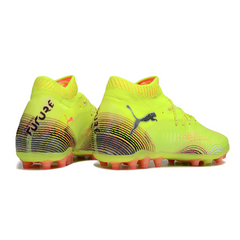 Botas de fútbol Puma Future 8 FG naranja y rosa