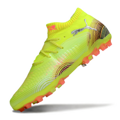 Botas de fútbol Puma Future 8 FG naranja y rosa