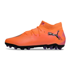 Botas de fútbol Puma Future 8 FG naranja y rosa