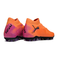 Botas de fútbol Puma Future 8 FG naranja y rosa