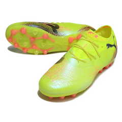 Botas de fútbol Puma Future 8 FG naranja y rosa