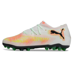 Botas de fútbol Puma Future 8 FG naranja y rosa