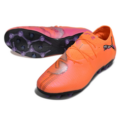 Chuteira Campo Puma Future 8 Cano Baixo AG Laranja