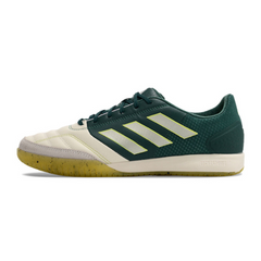 Chuteira Futsal Adidas Competition Top IC Branca e Verde - VENI Futebol