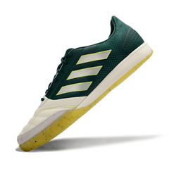 Chuteira Futsal Adidas Competition Top IC Branca e Verde - VENI Futebol