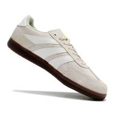 Chuteira Futsal Adidas Predator 24 League Low IC Cinza e Branca - VENI Futebol