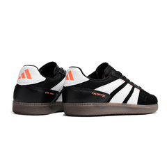 Chuteira Futsal Adidas Predator 24 League Low IC Preta e Branca - VENI Futebol