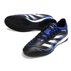 Chuteira Futsal Adidas Predator 25 Elite IC Preta, Azul e Branca