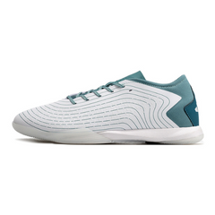 Chuteira Futsal Adidas Predator Accuracy.3 Low IC Branca e Azul - VENI Futebol