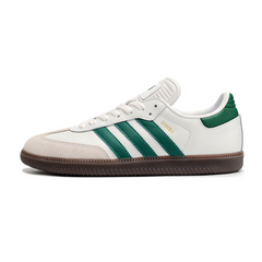 Chuteira Futsal Adidas Samba Classic Messi Branca e Verde