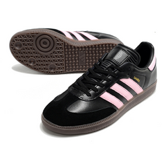 Chuteira Futsal Adidas Samba Classic Messi Inter de Miami Preta e Rosa Pack - VENI Futebol