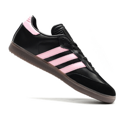 Chuteira Futsal Adidas Samba Classic Messi Inter de Miami Preta e Rosa Pack - VENI Futebol