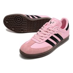 Chuteira Futsal Adidas Samba Classic Messi Inter de Miami Rosa e Preta Pack - VENI Futebol