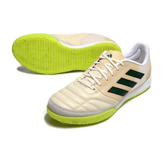 Bota de fútbol sala Adidas Competition Top IC beige y verde