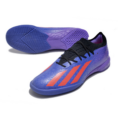 Chuteira Futsal Adidas X Crazyfast.1 IC Roxa e Laranja - VENI Futebol