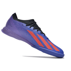 Chuteira Futsal Adidas X Crazyfast.1 IC Roxa e Laranja - VENI Futebol