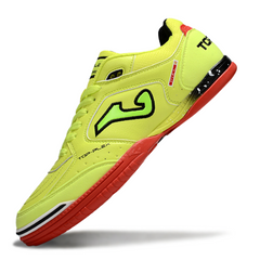 Chuteira Futsal Joma Top Flex 24 IC Amarelo e Vermelho
