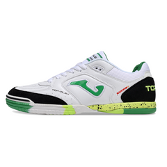 Chuteira Futsal Joma Top Flex 24 IC Branca, Verde e Preta