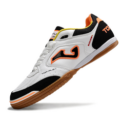 Bota de fútbol sala Joma Top Flex Rebound IC Blanco, Negro y Naranja