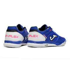 Chuteira Futsal Joma Top Flex Rebound IC Azul e Branca