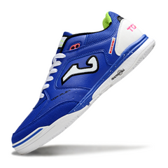 Chuteira Futsal Joma Top Flex Rebound IC Azul e Branca