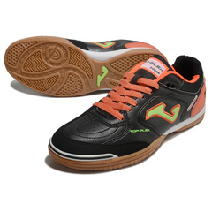 Bota de fútbol sala Joma Top Flex Rebound IC negra y naranja