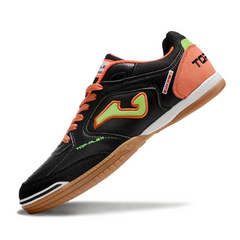 Bota de fútbol sala Joma Top Flex Rebound IC negra y naranja