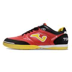 Chuteira Futsal Joma Top Flex Rebound IC Preto, Vermelho e Amarelo