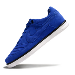 Chuteira Futsal Nike5 Street Gato IC Azul e Branco