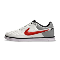 Chuteira Futsal Nike5 Street Gato IC Branco e Vermelho