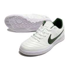 Chuteira Futsal Nike5 Street Gato IC Branco e Verde