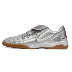 Chuteira Futsal Nike Air Zoom Total 90 III IC Prata