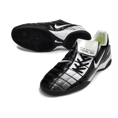 Chuteira Futsal Nike Air Zoom Total 90 III IC Preta e Branca