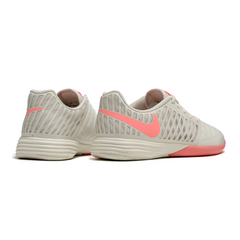 Nike Lunar Gato II IC Futsal Boot Grey and Pink