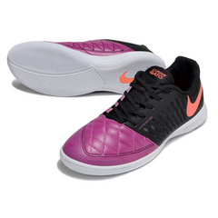 Nike Lunar Gato II IC Futsal Boot Grey and Pink