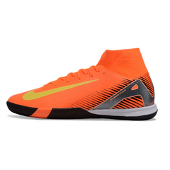 Botas de fútbol sala Nike Mercurial Superfly 10 Academy IC color naranja y amarillo