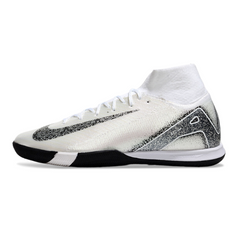 Chuteira Futsal Nike Mercurial Superfly 10 Elite IC Branco e Preto