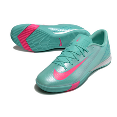 Botas de fútbol sala Nike Vapor 16 Academy IC azul claro y rosa