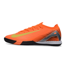 Chuteira Futsal Nike Zoom Mercurial Vapor 16 Elite IC Laranja e Amarelo