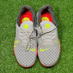 Botas de fútbol sala Nike Reactgato IC gris y naranja