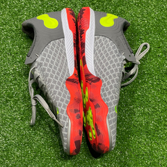 Botas de fútbol sala Nike Reactgato IC gris y naranja