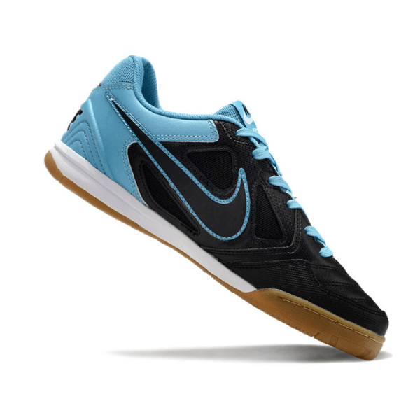 Chuteira Futsal Nike SB Gato X Supreme IC Preta e Azul Claro - VENI Futebol