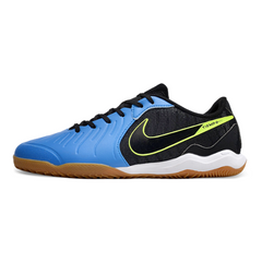 Chuteira Futsal Nike Tiempo 10 Legend Academy IC Azul e Preta