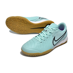 Chuteira Futsal Nike Tiempo 10 Legend Academy IC Azul Claro - VENI Futebol