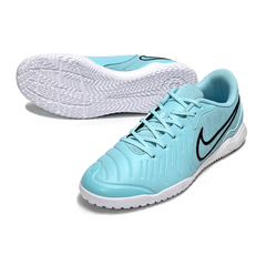 Chuteira Futsal Nike Tiempo 10 Legend Academy IC Azul Claro