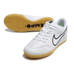 Chuteira Futsal Nike Tiempo Legend 9 Elite IC Branca e Preta - VENI Futebol