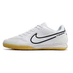 Chuteira Futsal Nike Tiempo Legend 9 Elite IC Branca e Preta