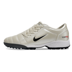 Chuteira Society Nike Total 90 III TF Cinza e Preto